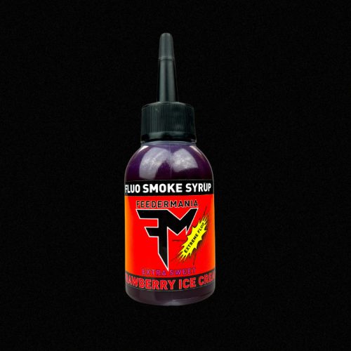 FEEDERMANIA EXTREME FLUO SMOKE SYRUP STRAWBERRY ICE CREAM 75ML 