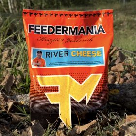 FEEDERMANIA Groundbait RIVER Cheese 2.5kg Etetőanyag