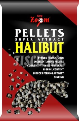 Carp Zoom Halibut pellet fúrt 20mm