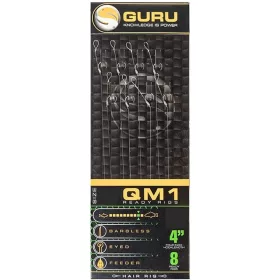 GURU QM1 Standard Hair Rig 4" 10 0.22mm
