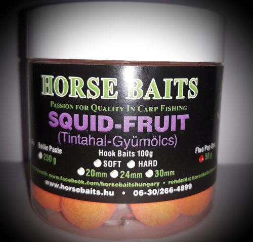  	 HORSE BAITS Pop Up 16mm Squid Fruit