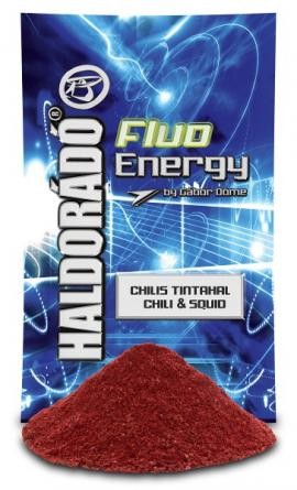 Haldorádó Fluo Energy - Chilis Tintahal etetőanyag