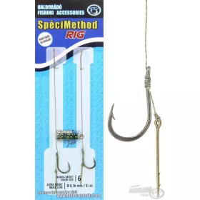   Haldorádó Spéci Method Rig Előkötött Horog 15mm Tüskével