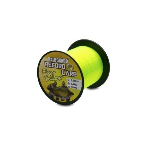 Haldorádó Record Carp Fluo Yellow zsinór / 0,30mm