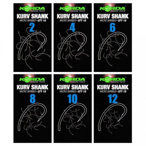 Korda Kurv Shank horog 6-os méret