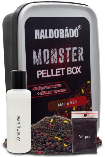 HALDORÁDÓ MONSTER Pellet Box Máj&Vér