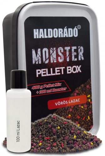 HALDORÁDÓ MONSTER Pellet Box Vörös Lazac