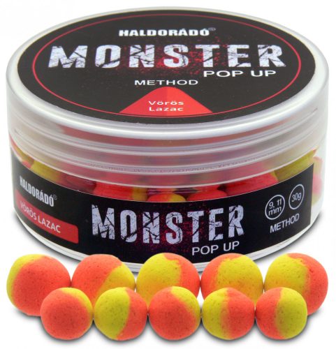 HALDORÁDÓ MONSTER Pop Up Method - Vörös Lazac