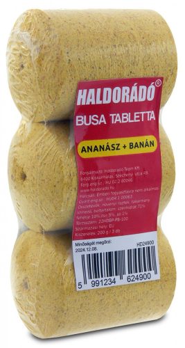 HALDORÁDÓ Busa tabletta SLOW Ananász + banán