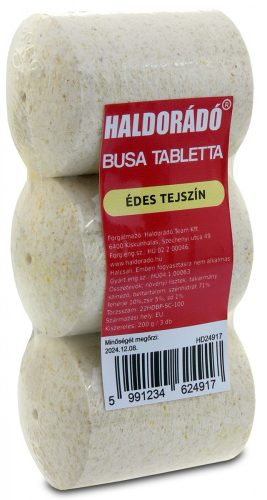 HALDORÁDÓ Busa tabletta SLOW Édes Tejszín