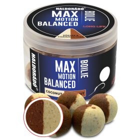   HALDORÁDÓ MAX MOTION Boilie Balanced 20 mm - Kókusz & Tigrismogyoró