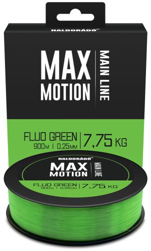 HALDORÁDÓ MAX MOTION Zsinór Fluo Green 0,25 mm 900 m