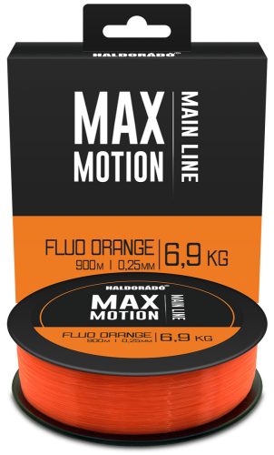 HALDORÁDÓ MAX MOTION Zsinór Fluo Orange 0,25 mm  900 m