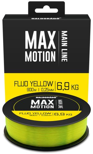 HALDORÁDÓ MAX MOTION Zsinór Fluo Yellow 0,25 mm  900 m