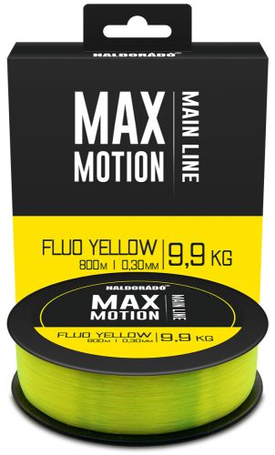 HALDORÁDÓ MAX MOTION Zsinór Fluo Yellow 0,30 mm 800 m