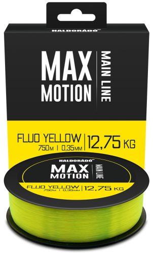 HALDORÁDÓ MAX MOTION Zsinór Fluo Yellow 0,35 mm 750 m