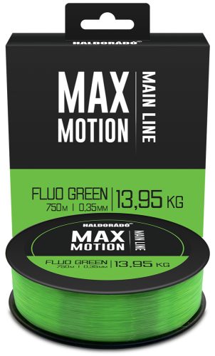 HALDORÁDÓ MAX MOTION Zsinór Fluo Green 0,35 mm  750 m