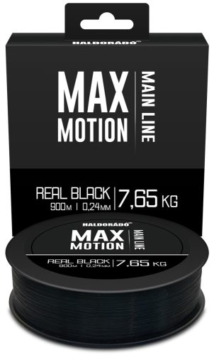 HALDORÁDÓ MAX MOTION Zsinór  Real Black 0,24 mm 900 m