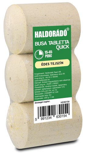 HALDORÁDÓ Busa tabletta QUICK Édes Tejszín 