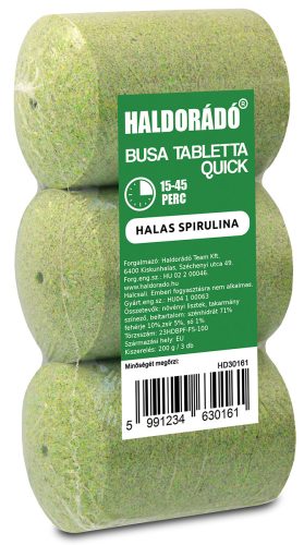 HALDORÁDÓ Busa tabletta QUICK Halas Spirulina 