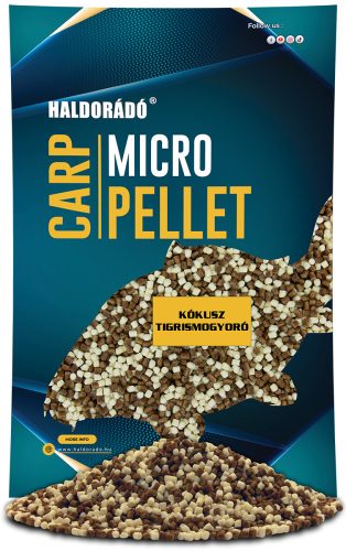 HALDORÁDÓ Carp Micro Pellet - Kókusz&Tigrismogyoró
