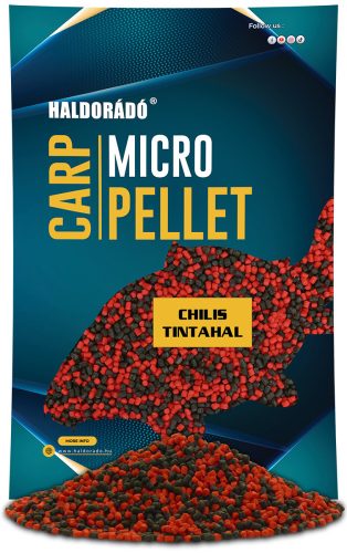 HALDORÁDÓ Carp Micro Pellet - Chilis Tintahal