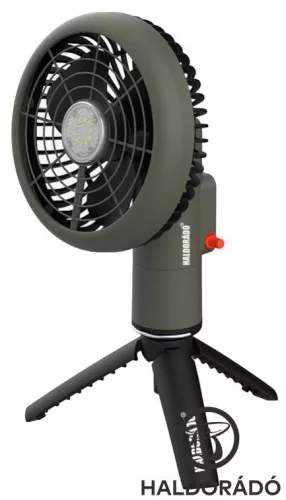 HALDORÁDÓ Camping Akkumulátoros Ventilátoros Lámpa