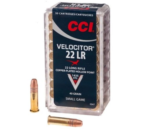 .22 LR CCI Velocitor CPHP 40gr 