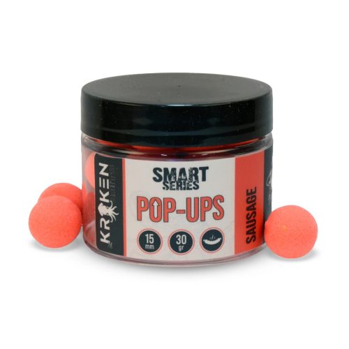 KRAKEN BAITS Smart Series Fluo Red Pop Up Sausage 12mm 