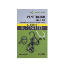 KORUM PENETRATOR 8 BARBLESS Szakáll Nélküli Horog