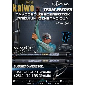    	 By Döme TEAM FEEDER Kaiwo 425LC Távdobó Feederbot 180m-ig 