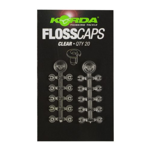 KORDA Floss Caps Clear Csaliselyem Ütköző