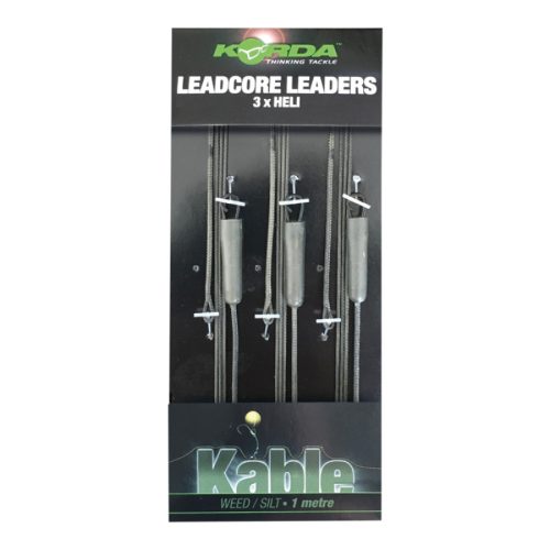 KORDA Heli Leadcore Leader Weed/Silt 