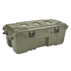   Plano Hinged Sportsman Trunk Green Kerekes Tároló Láda Felnyitható Fedéllel