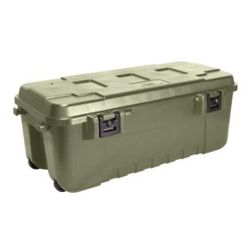   Plano Sportsman Trunk Large Green W Wheels Kerekes Tároló Láda Levehető Fedéllel