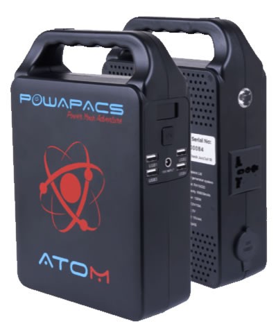 Powapacs - ATOM 60 - Hordozható nagy teljesítményű akkumulátor 60,000 mAh