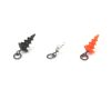 PB Products Ring Bait Screw 360 csalirögzítő karikával / piros