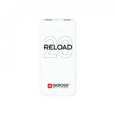 SKROSS Reload20 20Ah power bank USB/microUSB kábellel