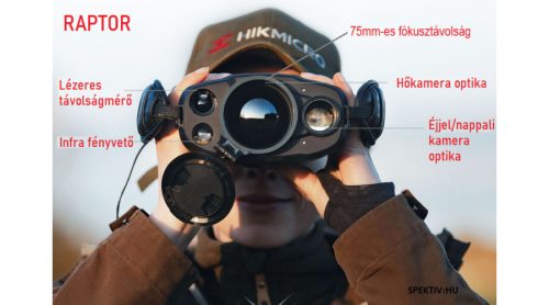 Hikmicro Raptor HM-TS56-75QG/WLVE kétszemes betekintésű hőkamera kereső ultra érzékeny kamerával és lézeres távmérővel