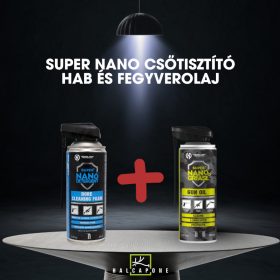   Super Nano Csőtisztító Hab 200ml és Fegyverolaj 400ml Szett