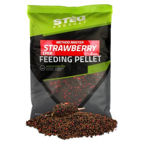 Stég Feeding Pellet 2mm STRAWBERRY 800g