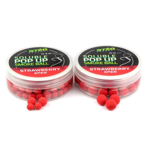 STÉG PRODUCT SOLUBLE POP UP SMOKE BALL 8-10MM STRAWBERRY