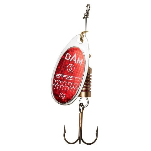  	 DAM EFFZETT Standard Spinner Reflex Red #3 6g Körforgó 