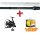 Daiwa D-Carp 360 3LB Horgászbot & Dam Quick 4 SLS 8000 FD Orsóval + AJÁNDÉK ZSÍNÓRRAL