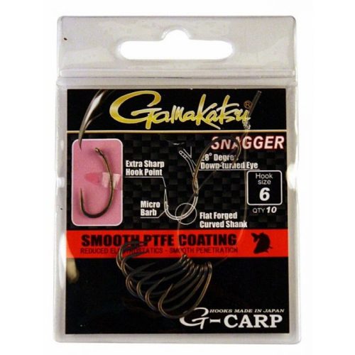 Gamakatsu G-Carp Snagger horog 8-os méret 