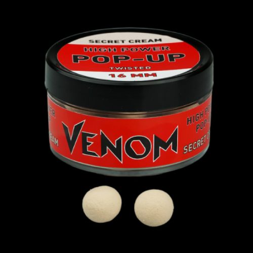 FEEDERMANIA VENOM High Power Pop Up 16mm Secret Cream