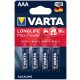Varta Longlife Max Power AAA elem 4db/cs