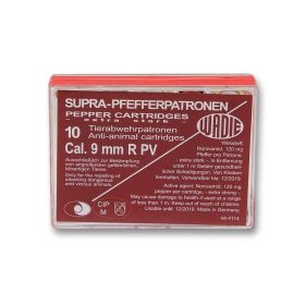 Wadie 9mm R PV-Supra Pepper 120mg Paprika Töltény