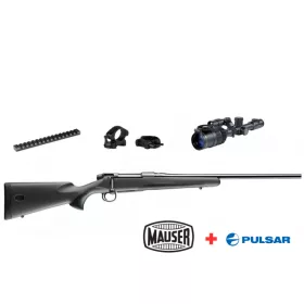   Mauser M18 Vadászfegyver + Pulsar Digex C50 Éjjellátó Céltávcső X940s Vetővel Szett